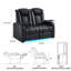 Fauteuil de cinéma inclinable Power Zero Gravity-462317614