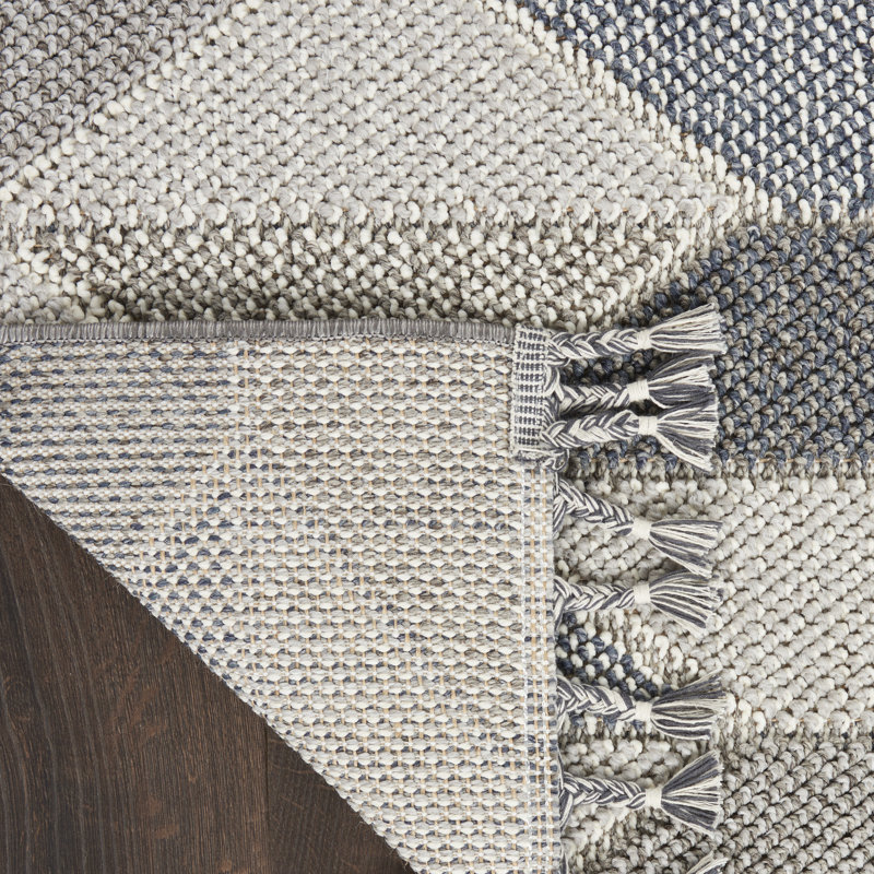 Tapis gris / gris anthracite Lairey, Rectangle 2 pi 2 po x 4 pi 5 po