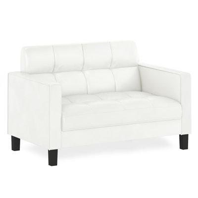 Tuskegee 54.1'' Faux Leather Loveseat