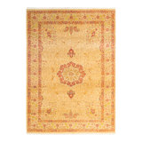 Classic One-of-a-Kind 4' 8" X 6' 5" Hand Knotted Area Rug