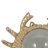 Decorative Metal Crab Magnifying Glass Sculpture for Table Decor - Coastal Functional Reading Accent for Living Room or Home Decoration - Gold-1929767560