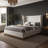 Magar Upholstered Wingback Solid Wood Bed Frame-1918536492