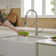 Pull Down Single Handle Kitchen Faucet with Accessories
