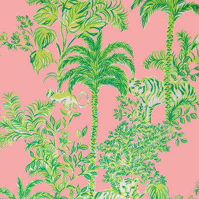 Lilly Pulitzer Tiger Queen Wallpaper
