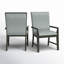 Fauteuil en tissu gris Tremel