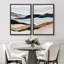 «Serene Mountain Landscape», 2 pièces sur toile-99016463-99016462