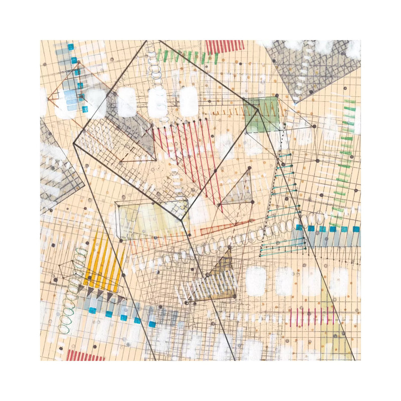Grid Lines II by Nikki Galapon - Wrapped Canvas Panoramic Print, 30.48 cm H x 30.48 cm W