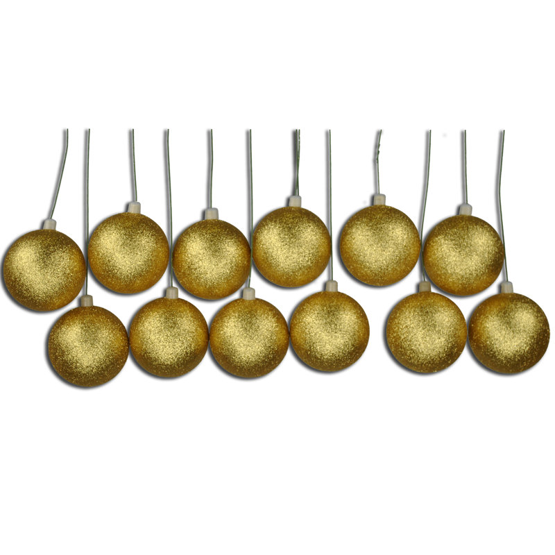 Shatterproof Ball Ornament, Doré