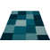 Ivy Bronx Girit Turquoise Striped Wool Handmade Area Rug | Wayfair.co.uk