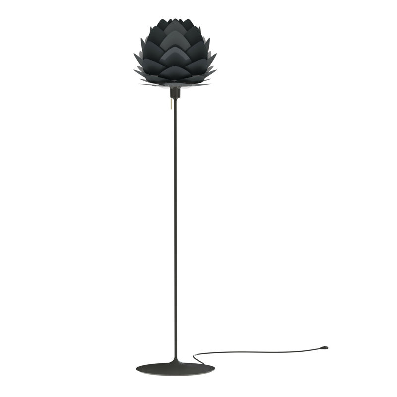 Aluvia 66.9'' Novelty Floor Lamp, Black, Graphite