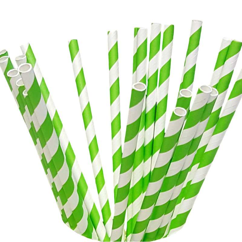 Paille de papier, Vert