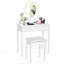 Ensemble coiffeuse et tabouret Johnny-31272149