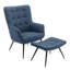 Jessamine Armchair with Footstool-521194951