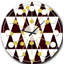 Motif à pois dorés II - horloge murale moderne Mid-Century-40748006