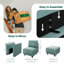 Causeuse 112 po avec rangement Zendajas-87871863