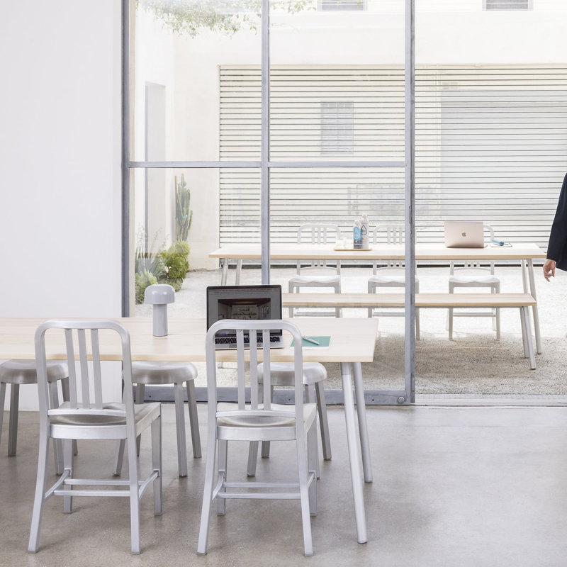 1006 Navy® Side Chair, Hand Brushed