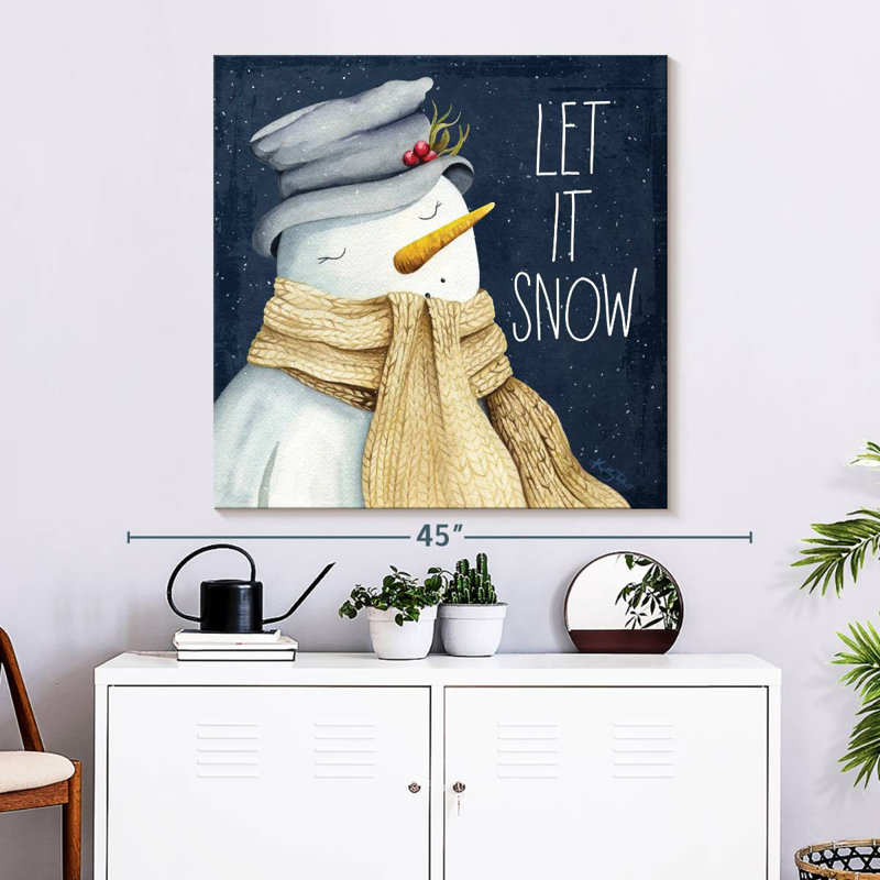 Bonhomme de neige Lelend Let It Snow, H 33 po x l 33 po