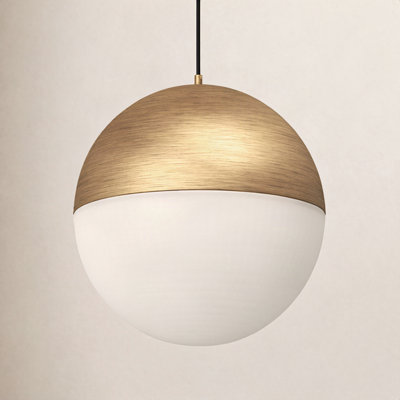 Monae Single Light Glass Dimmable LED Pendant