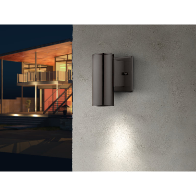 Lonerock Stainless Steel Wall Light, Matte Black