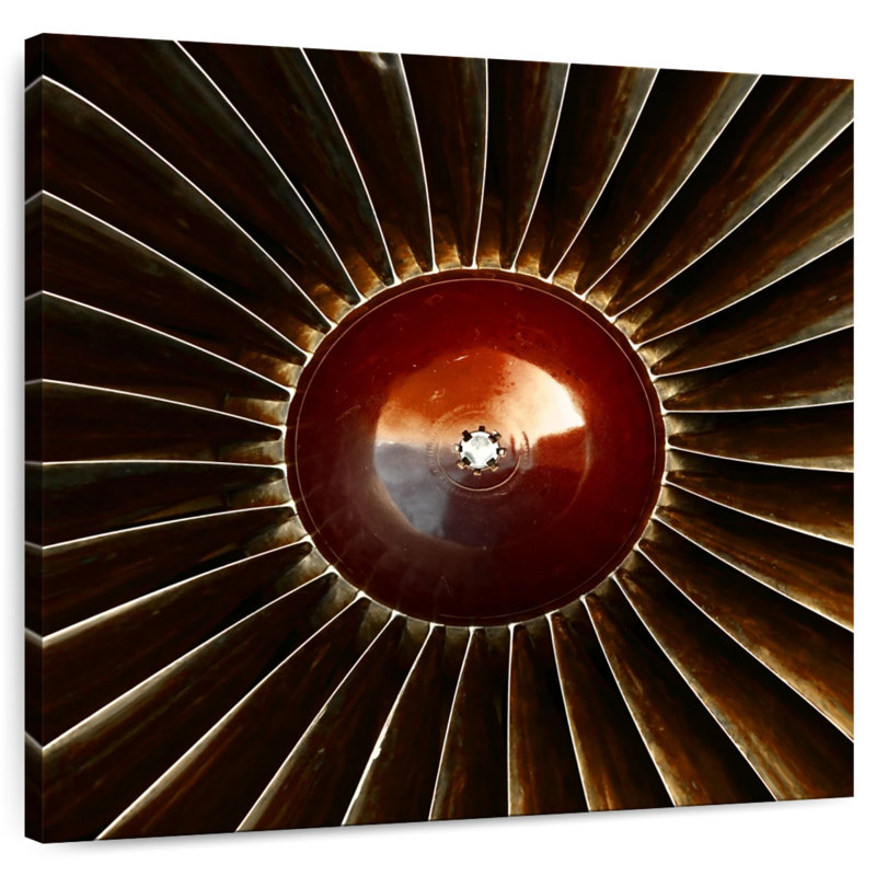 Mehar Red Engine Plane, 33" H x 33" W