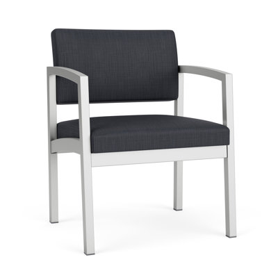 Lenox Steel Waiting Reception Oversized Guest Chair Metal Frame