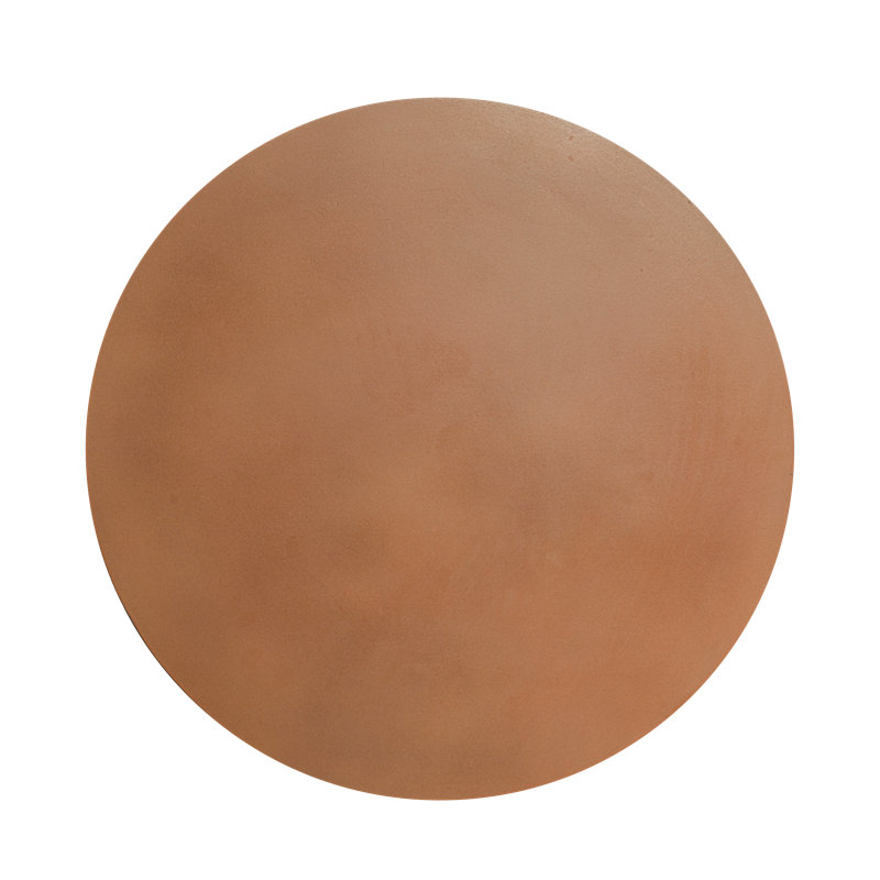 Brantley Concrete Drum End Table, Terracotta