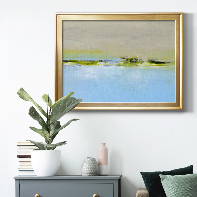 «From The Terrace II», toile encadrée de qualité supérieure - prête à être accrochée, H 22,5 po x l 30,5 po x P 1 po