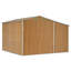 Brysin Garden Shed 277x279x179 cm Galvanised Steel-402864664