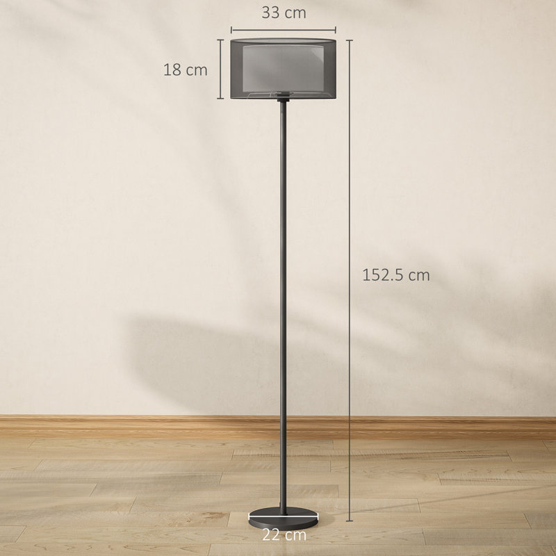152.5cm Baking Varnish Traditional Floor Lamp