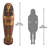 Queen Life-Size Sarcophagus Cabinet