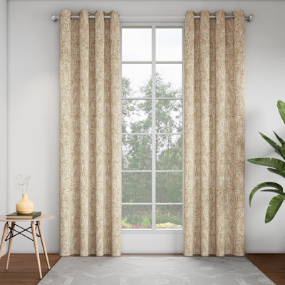 Textured 52 x 84 Inch, Door Curtain - Pack of 2 Panels