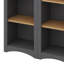 Bibliothèque moderne à 5 niveaux, ensemble de 2 bibliothèques, ensemble de rangement bicolore avec tablettes réglables-297320729