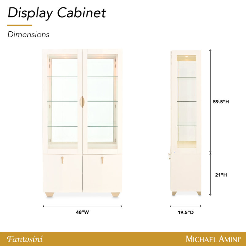 Fantosini Display Cabinet - Creamy Pearl