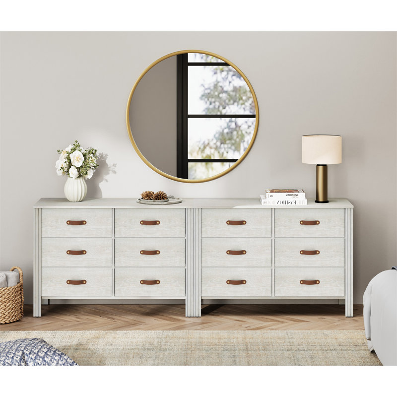 Ashae Kids 12 - Drawer Dresser, White