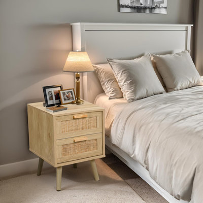 Vine Decorative Drawer Bedside Table