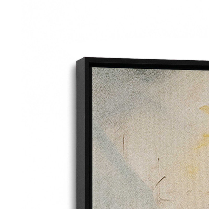 Impression sur toile Chaotic Crescendo IV, H 12,75 po x l 12,75 po x P 1,75 po, Cadre flottant noir satiné, 1