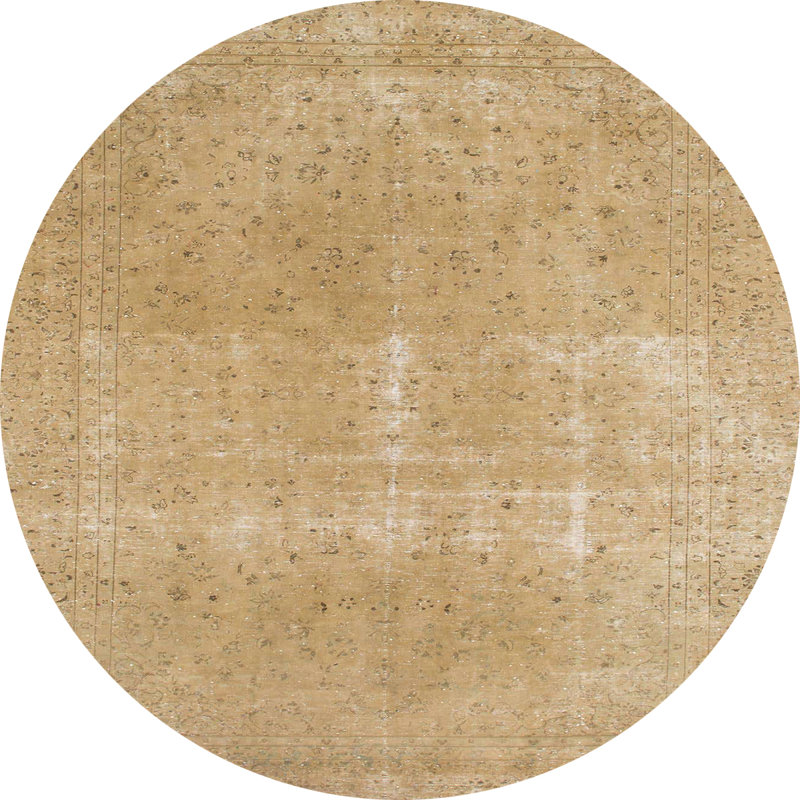 Abstract Indoor Rug, Round 5'