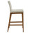 Upholstered Counter Stool with Solid Wood Frame-911119225-823577230