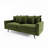70" Velvet Square Arm Sofa-1384209575-1398485828