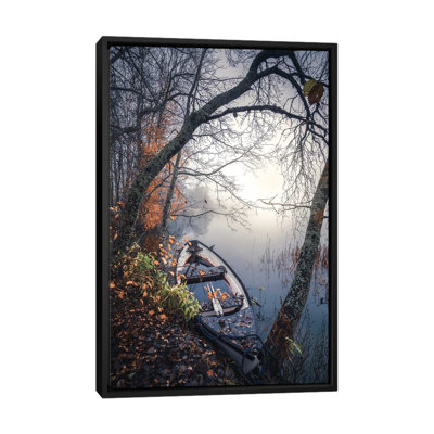 For Everything Is Meant To End (Nothing Here Is Built To Last) by Mika Suutari - Floater Frame Print on Canvas