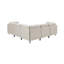 Canapé modulaire rembourré avec pieds en métal-1638560748