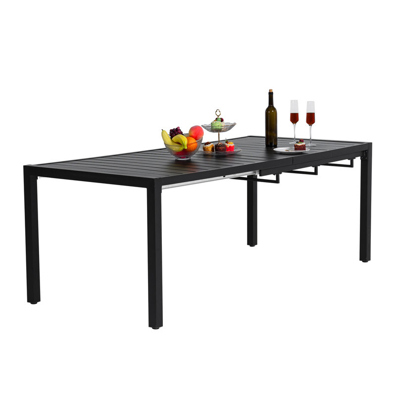 Palmview 8 - Person Patio Dining Set Extendable Rectangular Table