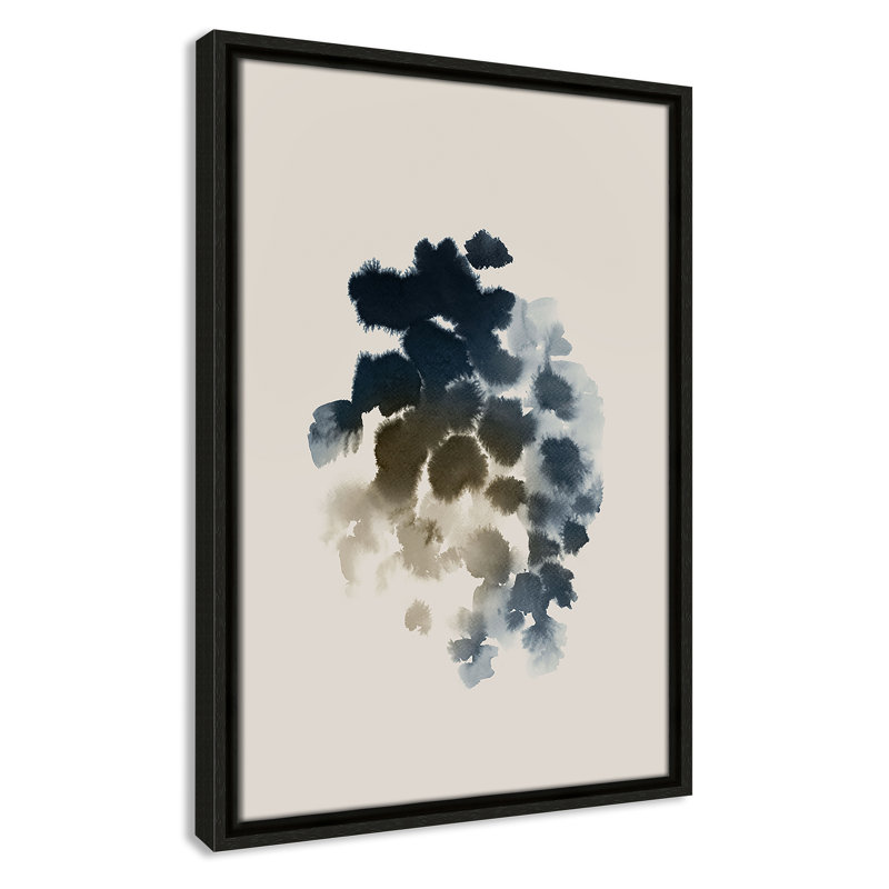 «Emerald Azure II» par Casa Fine Arts, Espresso, H 19,5 po x l 13,5 po