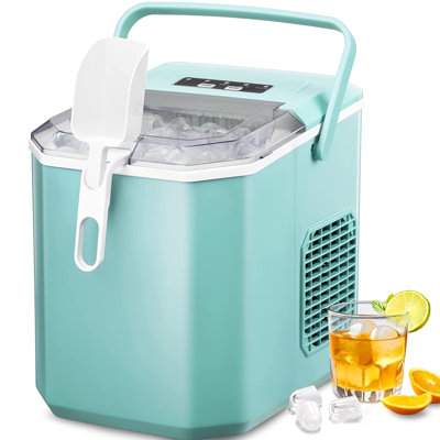 Cowsar Countertop Ice Maker, Portable Ice Machine Produces 26 Lbs Per Day with 2 Ice Sizes, Self-Cleaning, Perfect for Home, Kitchen, Office, and Part — FIN-0018430 | Fridge.com