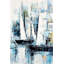 Bateaux de style industriel - reproduction encadrée blanche mat moderne-2030566922