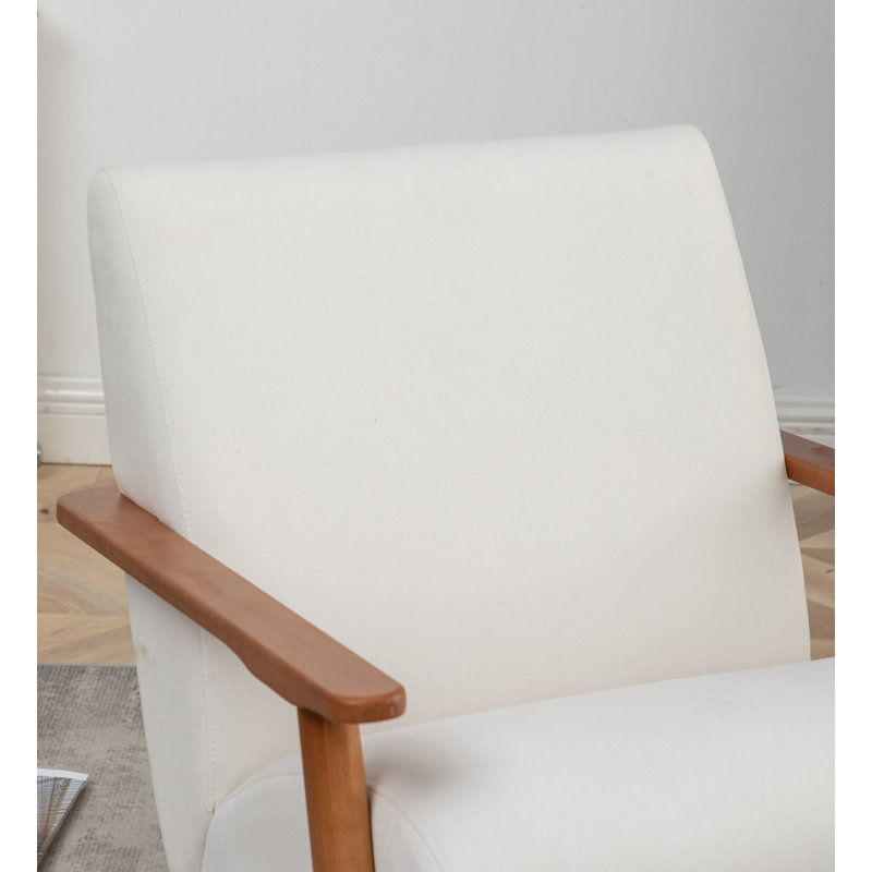 Andablo Upholstered Armchair (Set Of 2), Beige Linen