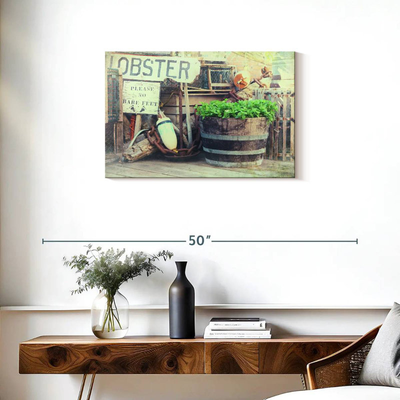 Ravi Lobstering, 20" H x 30" W