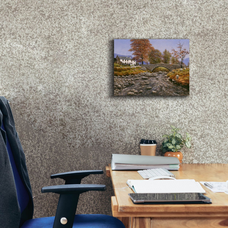 «Kefentse Old Packhorse Bridge», reproduction sur toile tendue, H 12 po x l 16 po x P 0,75 po