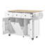 112 cm W Kitchen Island with-1485818813
