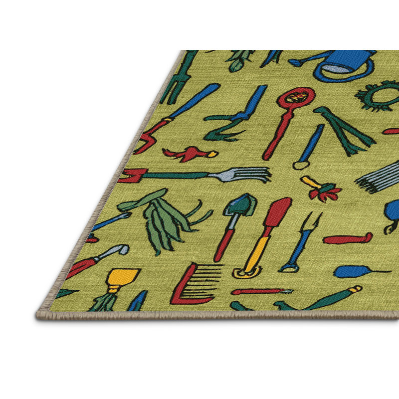  Tapis lavable Garden Tools Farm, Tapis de couloir 2 pi x 4 pi